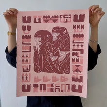 Load image into Gallery viewer, TOGETHER - Maroon (Artist Proof)