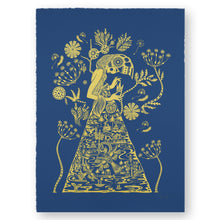 Load image into Gallery viewer, West - French Navy - Gold (OFFCUT)